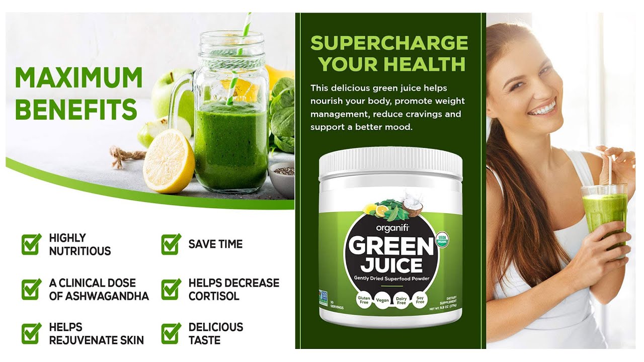 Organifi Green Juice benefits
